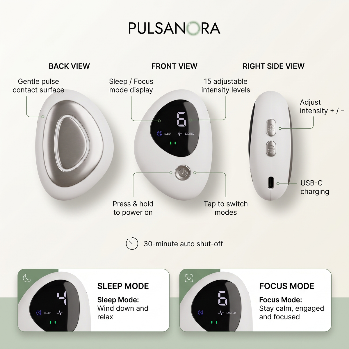 Pulsanora Calm Device